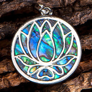 Lotus Anhänger Paua Muschel