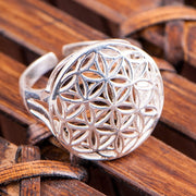 Blume des Lebens Ring