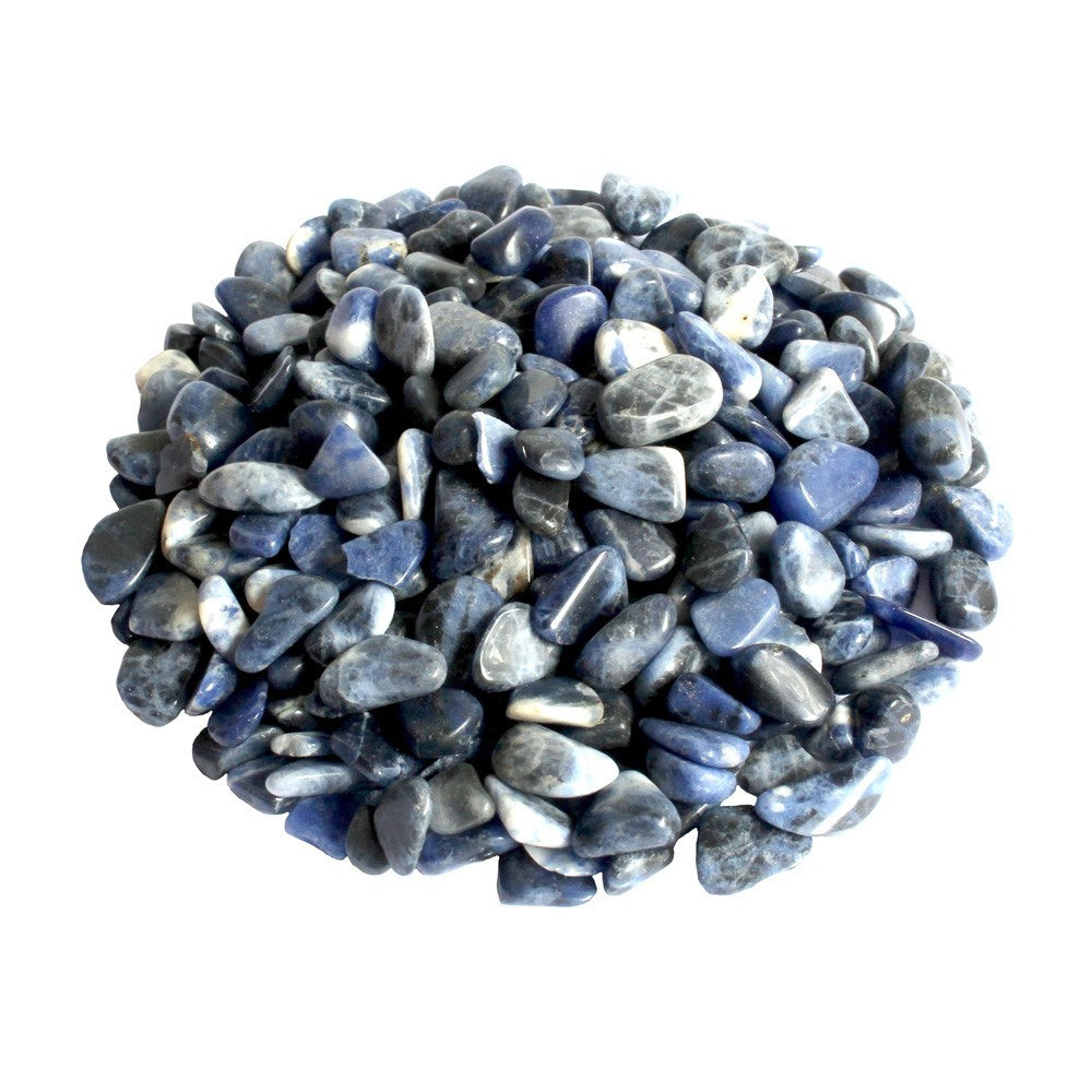 Sodalith Trommelsteine 6-8 mm