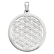Collection Inner Light - Blume des Lebens-Anhänger - Silber 30mm