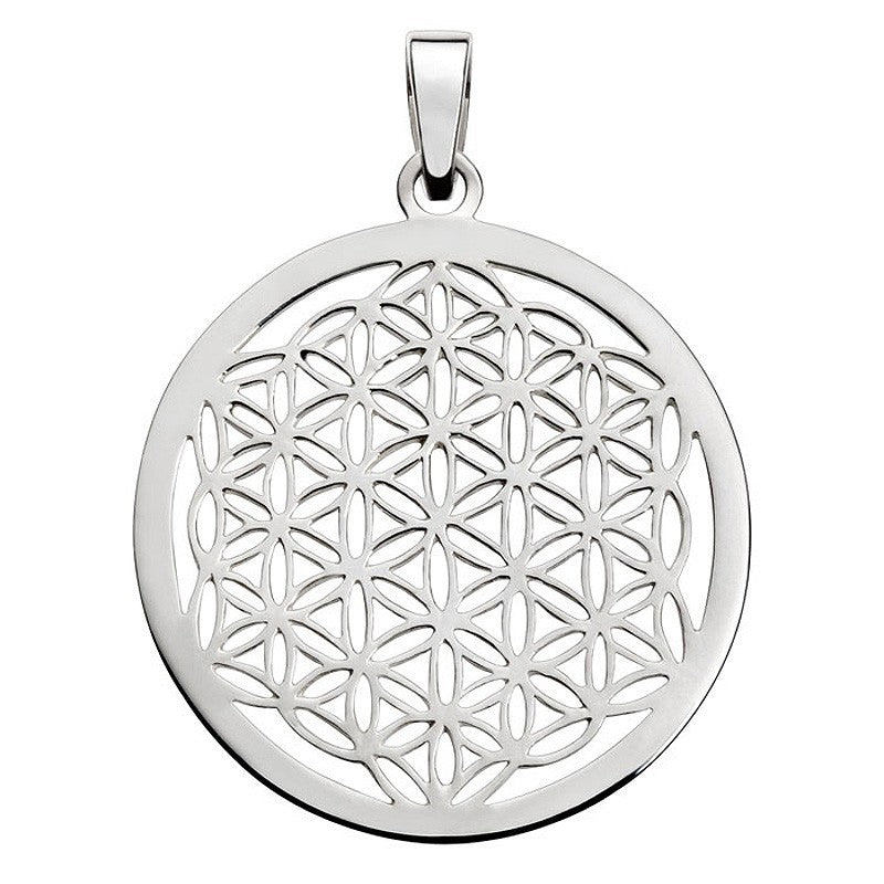 Collection Inner Light - Blume des Lebens-Anhänger - Silber 30mm