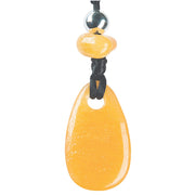 Kraftstein-Halskette - Orangen Calcit - Tatkraft