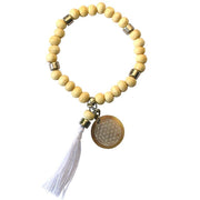 Armband Tikra Blume des Lebens natur