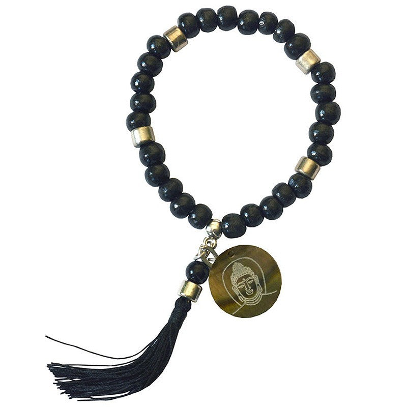 Armband Tikra Buddha schwarz