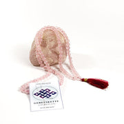 Kristall-Malas lang Rosenquarz