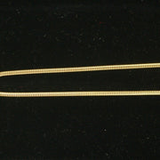 Schlangenkette 925 Silber vergoldet | 50 cm - 1,2mm