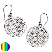 Collection inner Light - Blume des Lebens Ohrringe - Silber