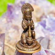 Statuette Hanuman der Affengott aus Messing 8.5cm