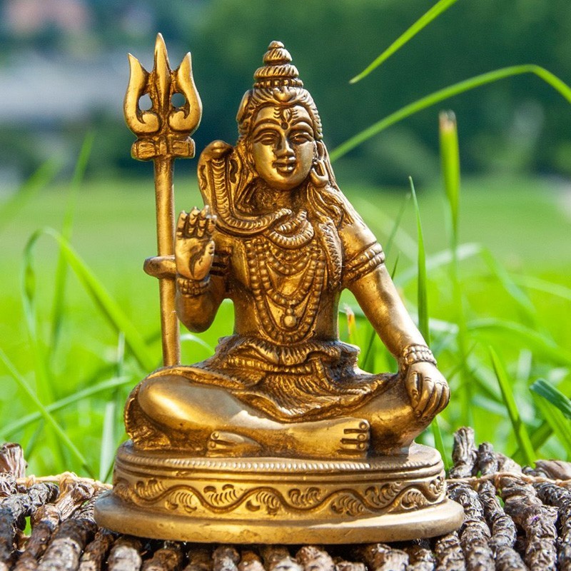 Shiva Figur aus Messing 10cm