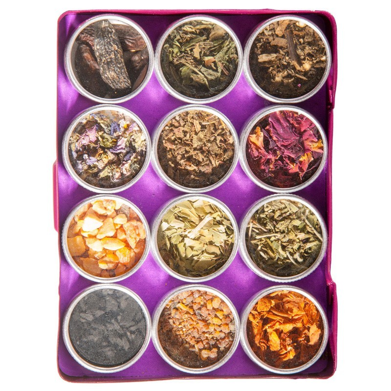 Räucher-Sortiment - Liebe und Glück | 12 Döschen