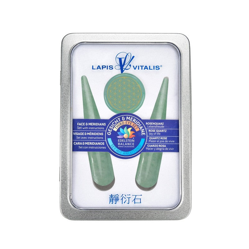 Meridian Massagegriffel - Aventurin - Set