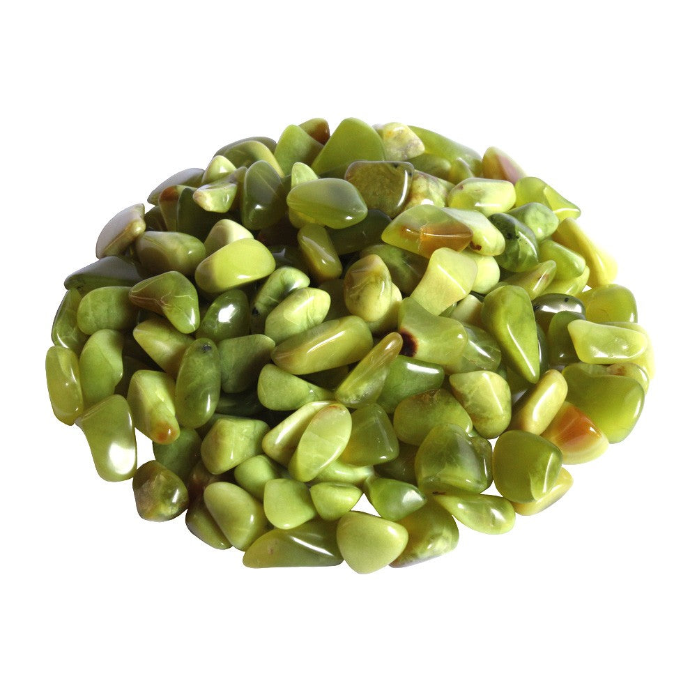 Trommelsteine Opal grün 8-12mm