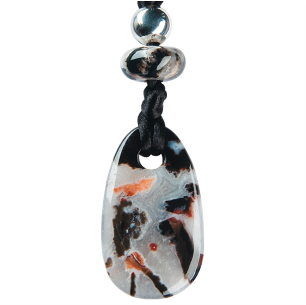 Kraftstein-Halskette - Sardonyx - Selbstvertrauen