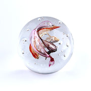 Traumkugel orange lila gold