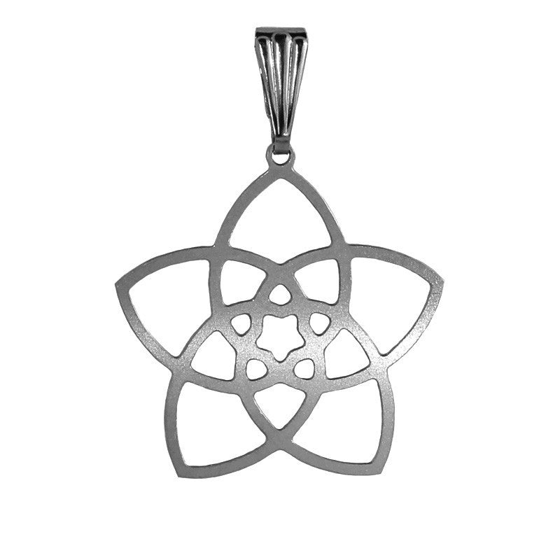 Anhänger - Venusblume 25mm | aus Edelstahl