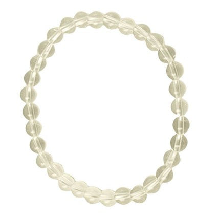 Armband 4mm Kugeln Bergkristall