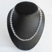 Halskette Bergkristall Kugeln 8mm