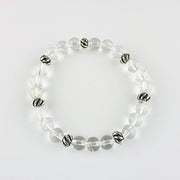 Armband Bergkristall 8mm Kugeln und Beads