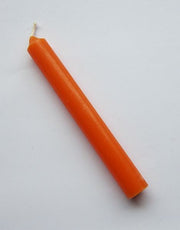 Stabkerze durchgefärbt - orange | für Rituale