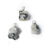 Edelstein-Anhänger - Mondstein roh