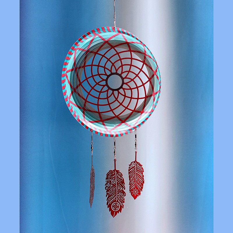 Windspiel - Traumfänger multicolor | Edelstahl