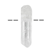 Anhänger Bergkristall roh gebohrt