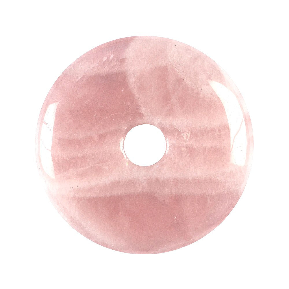 Rosenquarz 50 mm Donut
