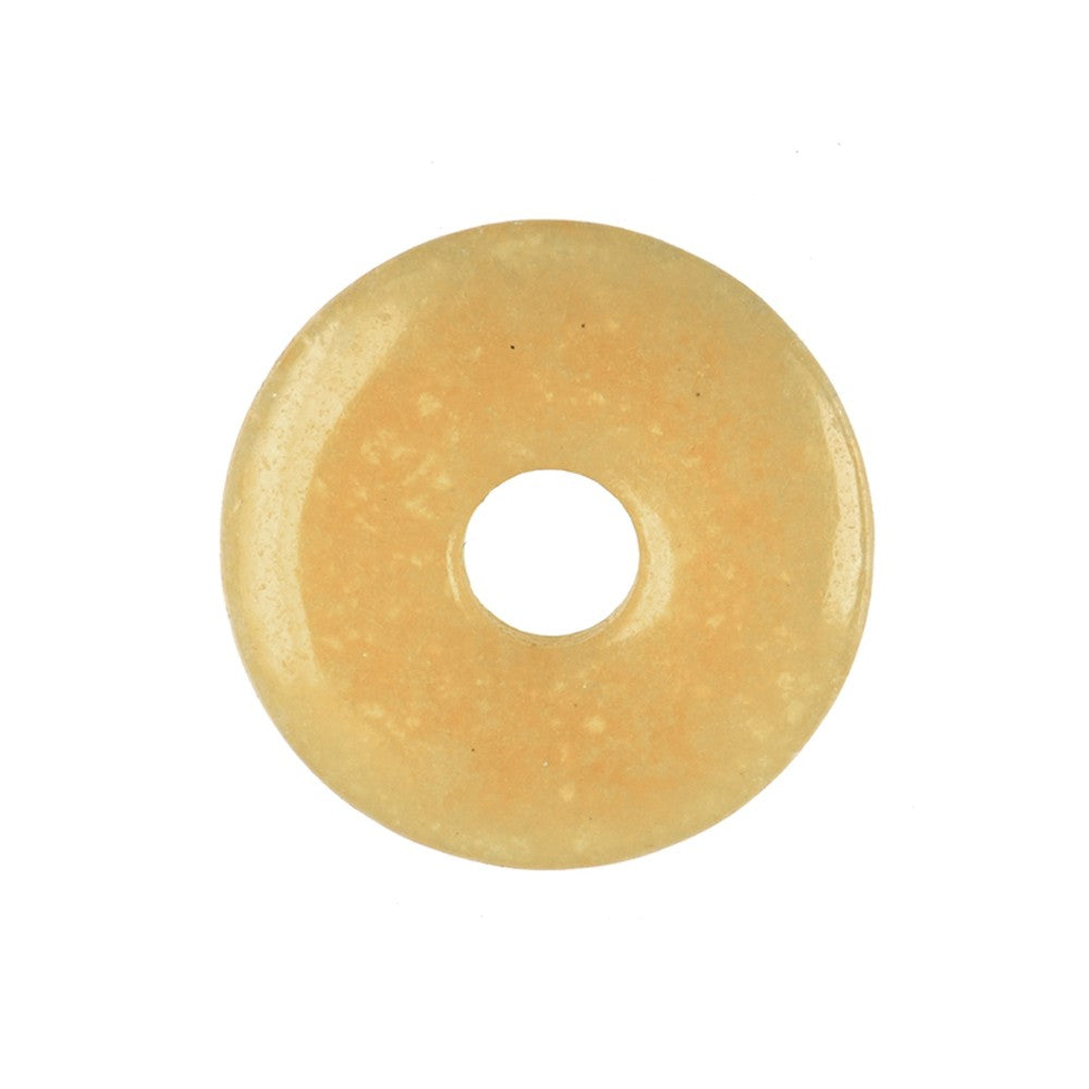 Orangen Calcit 40mm Donut