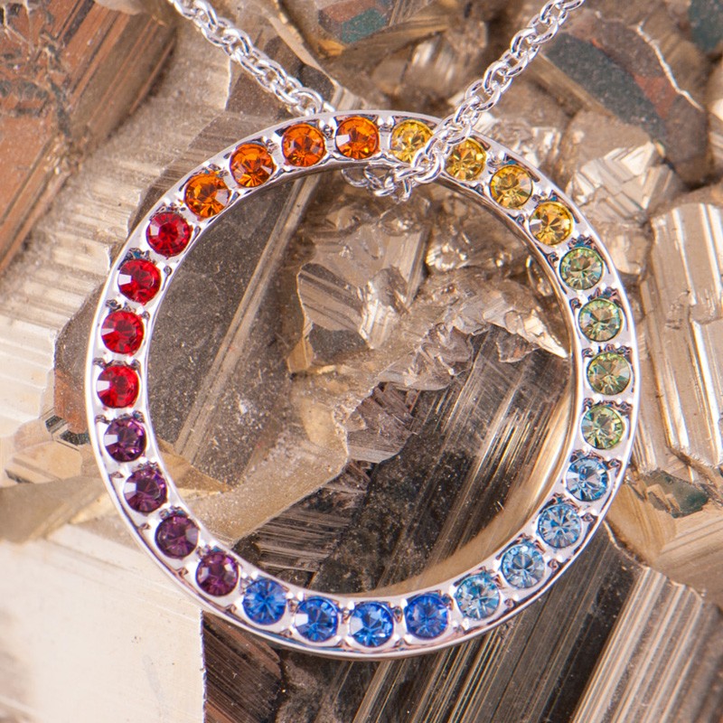 Halskette Regenbogen