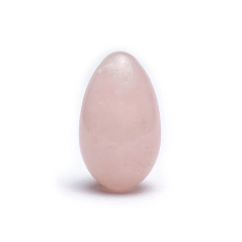 Yoni Ei Rosenquarz 4x2,5cm