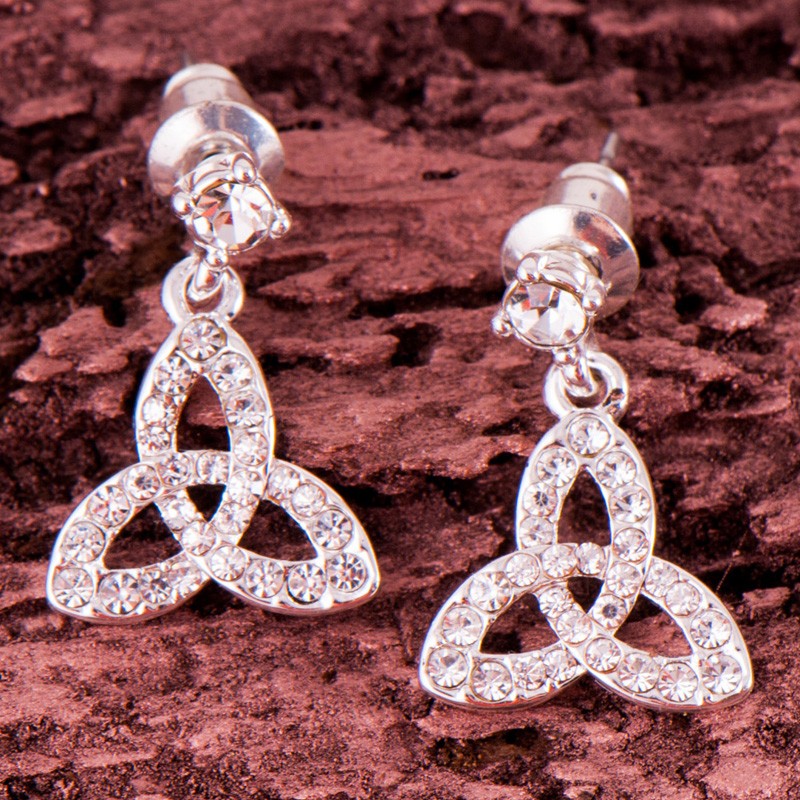 Ohrstecker - Triqueta Keltischer Knoten | Zinkguss