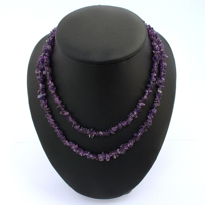 Splitterkette Amethyst 85cm