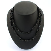 Splitterkette Schwarzer Turmalin 85cm