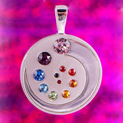 Chakra Power Anhänger mit Swarovski Elements