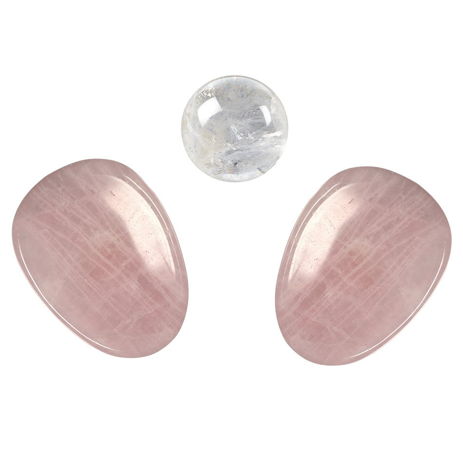 Augenstein-Set Rosenquarz