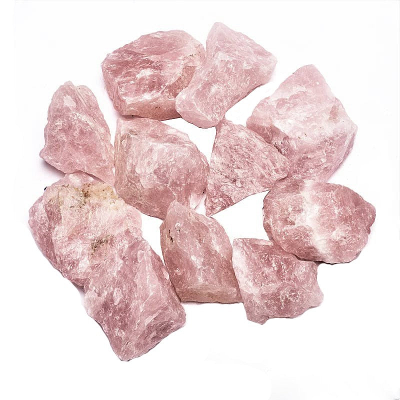 Rosenquarz Rohsteine 20-40mm
