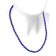 Halskette LapisLazuli Kugeln 6mm