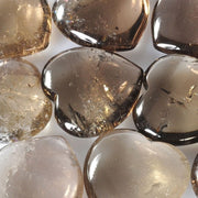 Edelstein Herz - Rauchquarz 40mm