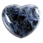 Edelsteinherz Herz - Sodalith bauchig 45mm