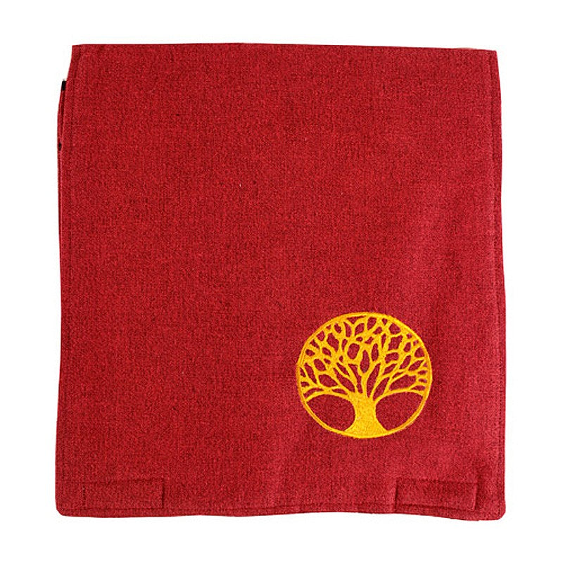 Laptop-Tasche rot mit Baum des Lebens
