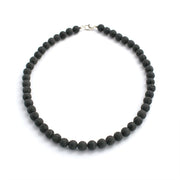 Halskette Lavastein Kugeln 8mm