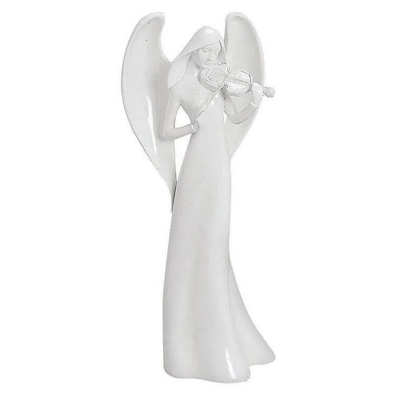 Stehender Engel - mit Geige 19cm | Polystone