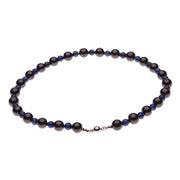 Collier Schungit und LapisLazuli