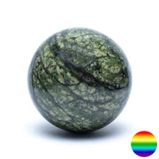Edelstein-Kugel Grüner Serpentin 5cm