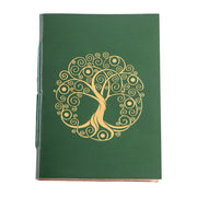 Schreibbuch grün mit dem Lebensbaum