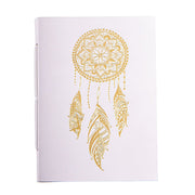 Schreibbuch weiss mit Traumfänger