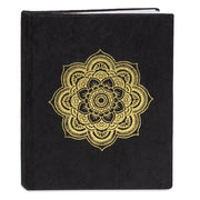 Notizbuch schwarz mit Mandala