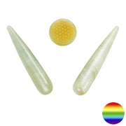 Edelstein-Balance® Meridian Massagegriffel - Serpentin - Set