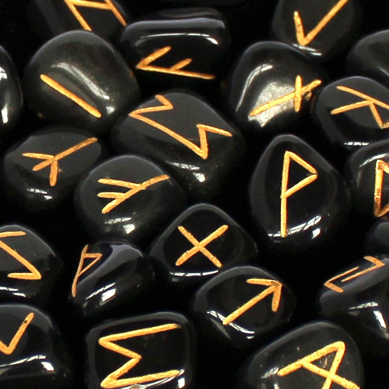 Onyx - Runen | im Samtbeutel mit Beschreibung