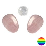 Edelstein-Balance® Augensteine Rosenquarz - Lebensfreude